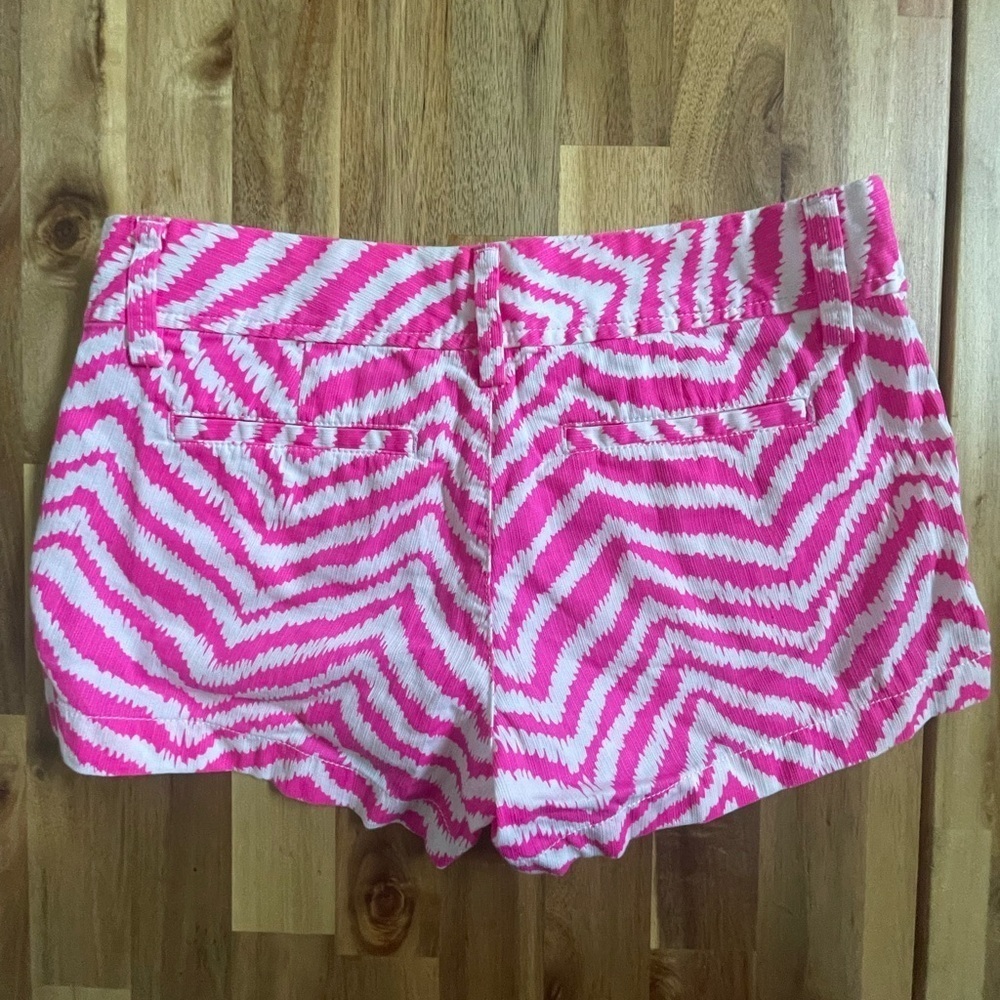 Lilly Pulitzer Women’s The Walsh Shorts Tropical Pink Zebron Size 0 - Picture 2 of 8